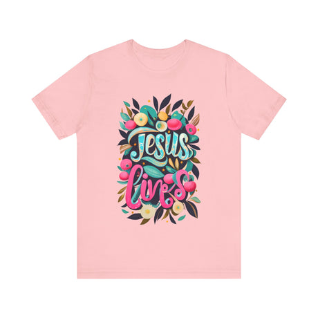 Floral Jesus Lives T-Shirt