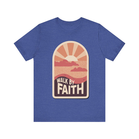 Walk by Faith Sunset Graphic T-Shirt