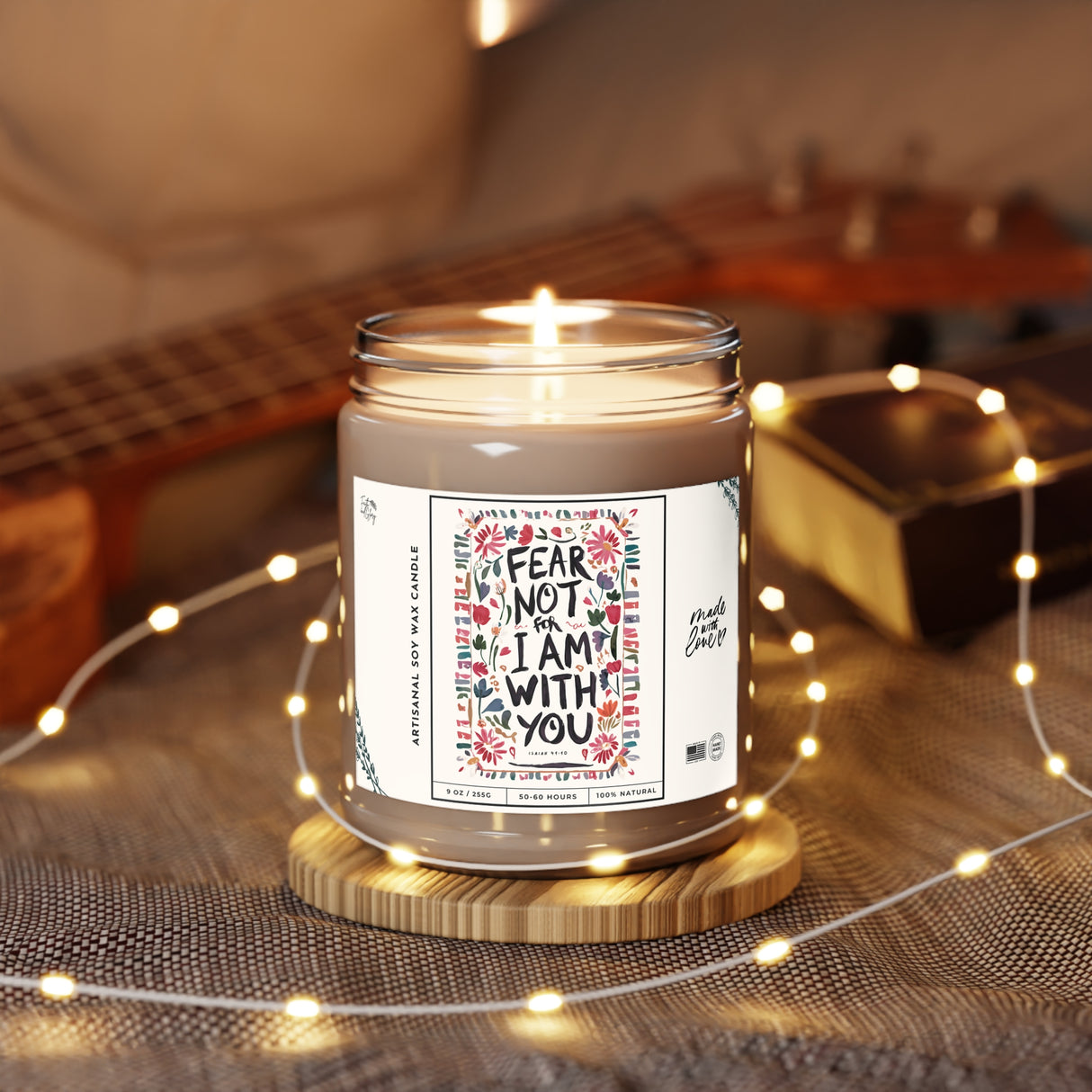 Fear Not For I Am With You Artisanal Candle