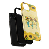 Faith, Hope, Love Sunflower Phone Case