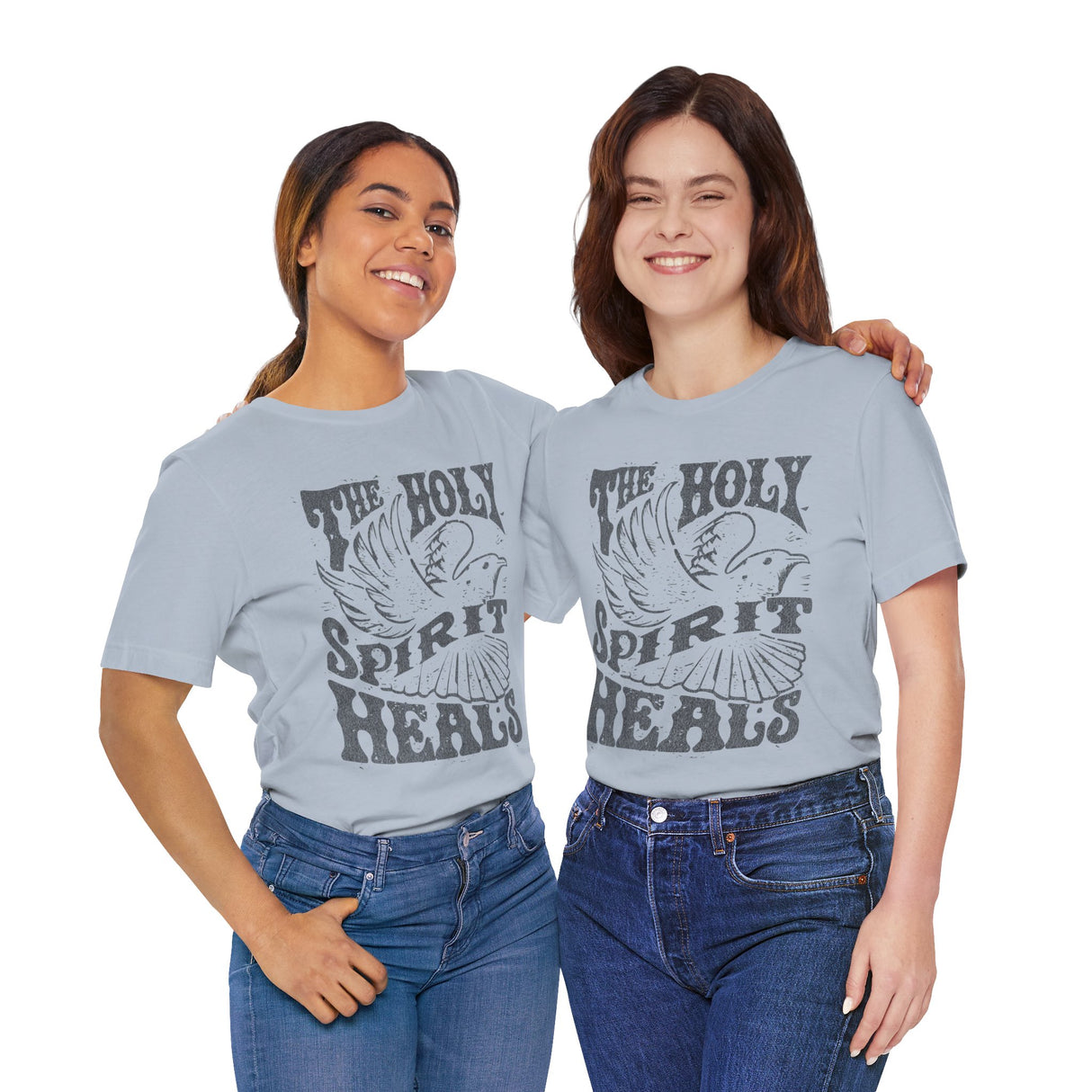 The Holy Spirit Heals Dove Design T-Shirt