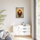 Sacred Heart of Jesus (Framed Canvas) - Eternal Love and Sacrifice