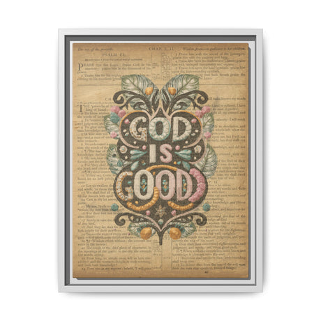 Timeless Wisdom - Proverbs & Psalms Framed Canvas