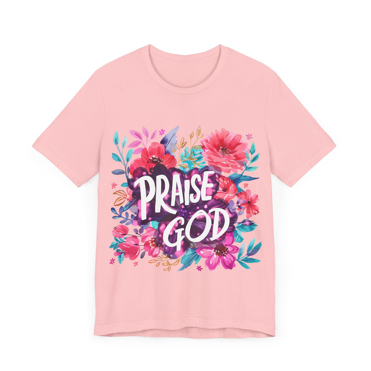 Floral Praise God Graphic T-Shirt