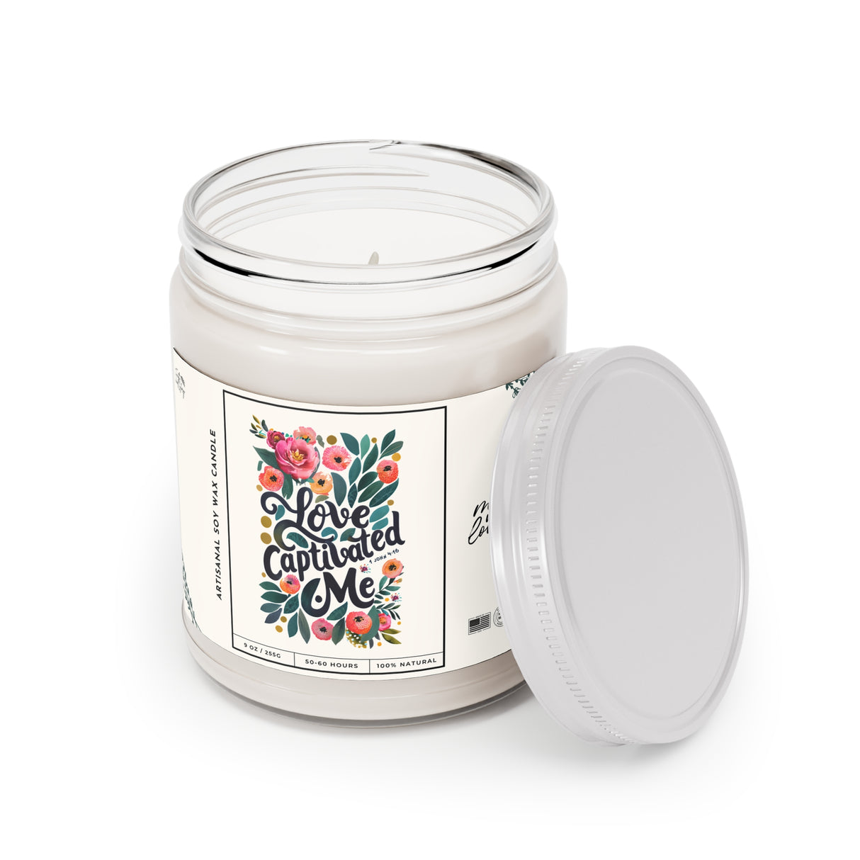 Love Captivated Me Artisanal Soy Wax Candle