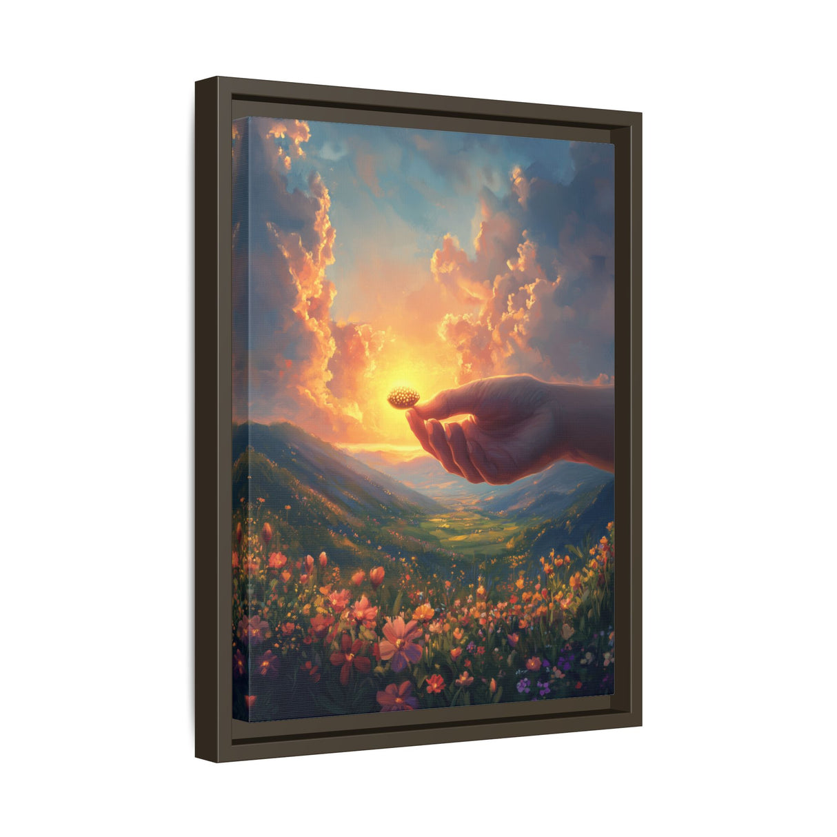 Faith as a Mustard Seed Framed Canvas - The Power of Belief