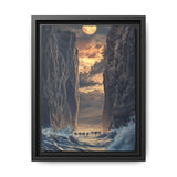 The Parting of the Red Sea Framed Canvas - A Passage of Faith