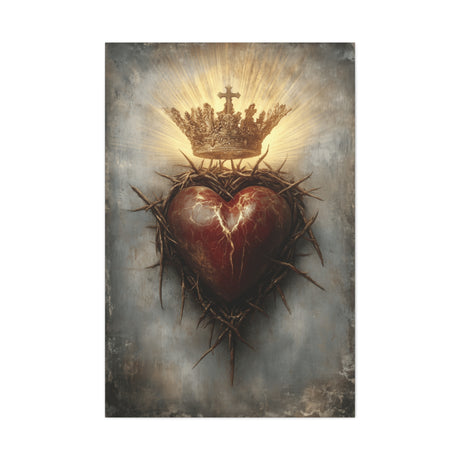 Sacred Heart of Jesus Canvas - A Symbol of Love and Redemption