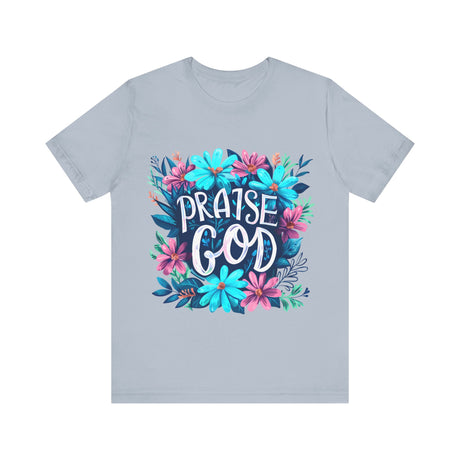 Floral Praise God Design T-Shirt