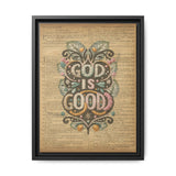 Timeless Wisdom - Proverbs & Psalms Framed Canvas