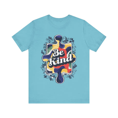 Be Kind Puzzle Piece Graphic T-Shirt