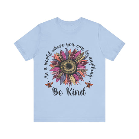 Be Kind Sunflower Motivational T-Shirt