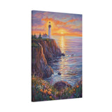 Lighthouse by the Sea Canvas - You Are the Light of the World