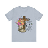 Faith and Strength Floral Cross T-Shirt