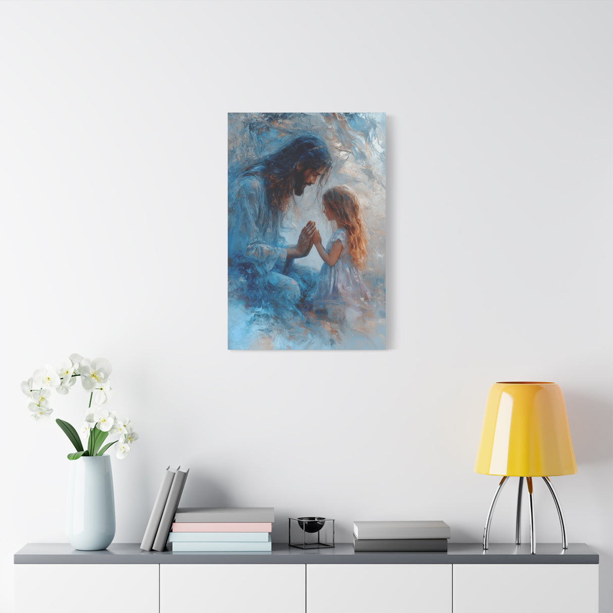 Jesus and the Child Canvas - Just Believe