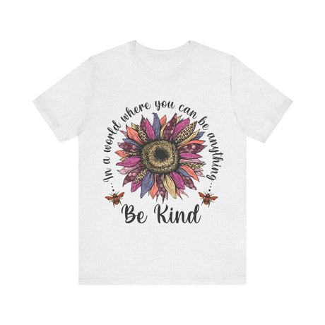 Be Kind Sunflower Motivational T-Shirt