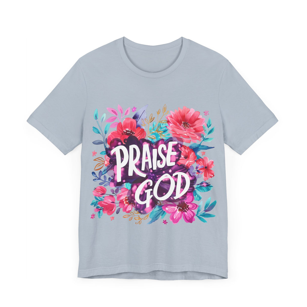 Floral Praise God Graphic T-Shirt