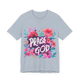 Floral Praise God Graphic T-Shirt