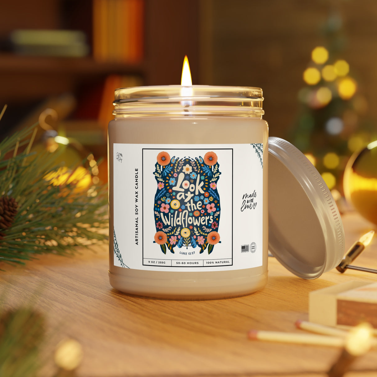 Look at the Wildflowers Artisanal Soy Wax Candle