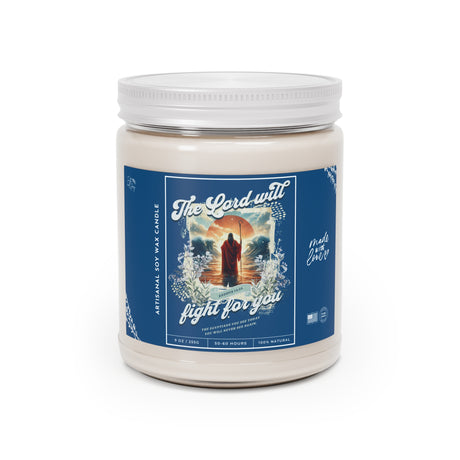 The Lord Will Fight for You Artisanal Soy Wax Candle