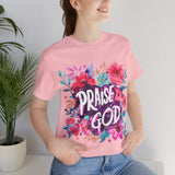 Floral Praise God Graphic T-Shirt