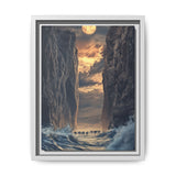 The Parting of the Red Sea Framed Canvas - A Passage of Faith