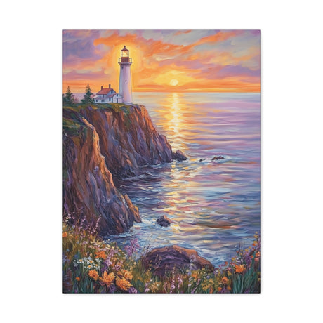 Lighthouse by the Sea Canvas - You Are the Light of the World