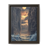 The Parting of the Red Sea Framed Canvas - A Passage of Faith