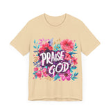 Floral Praise God Graphic T-Shirt