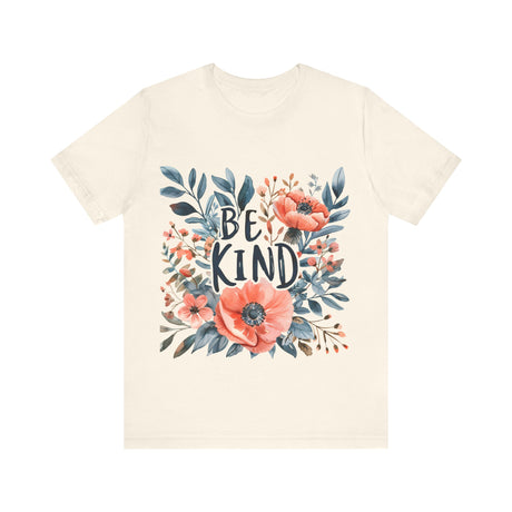 Be Kind Floral Design T-Shirt