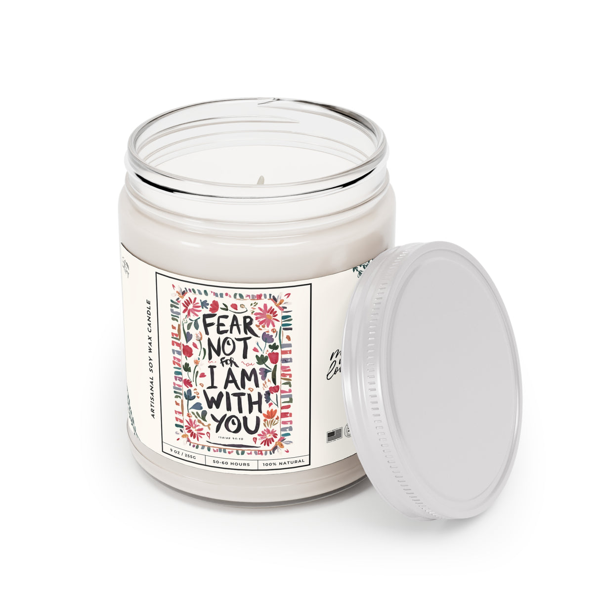 Fear Not For I Am With You Artisanal Candle