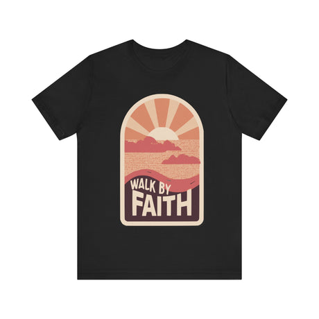 Walk by Faith Sunset Graphic T-Shirt