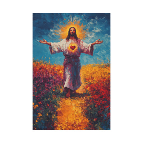 Sacred Heart of Jesus Canvas - Love That Redeems