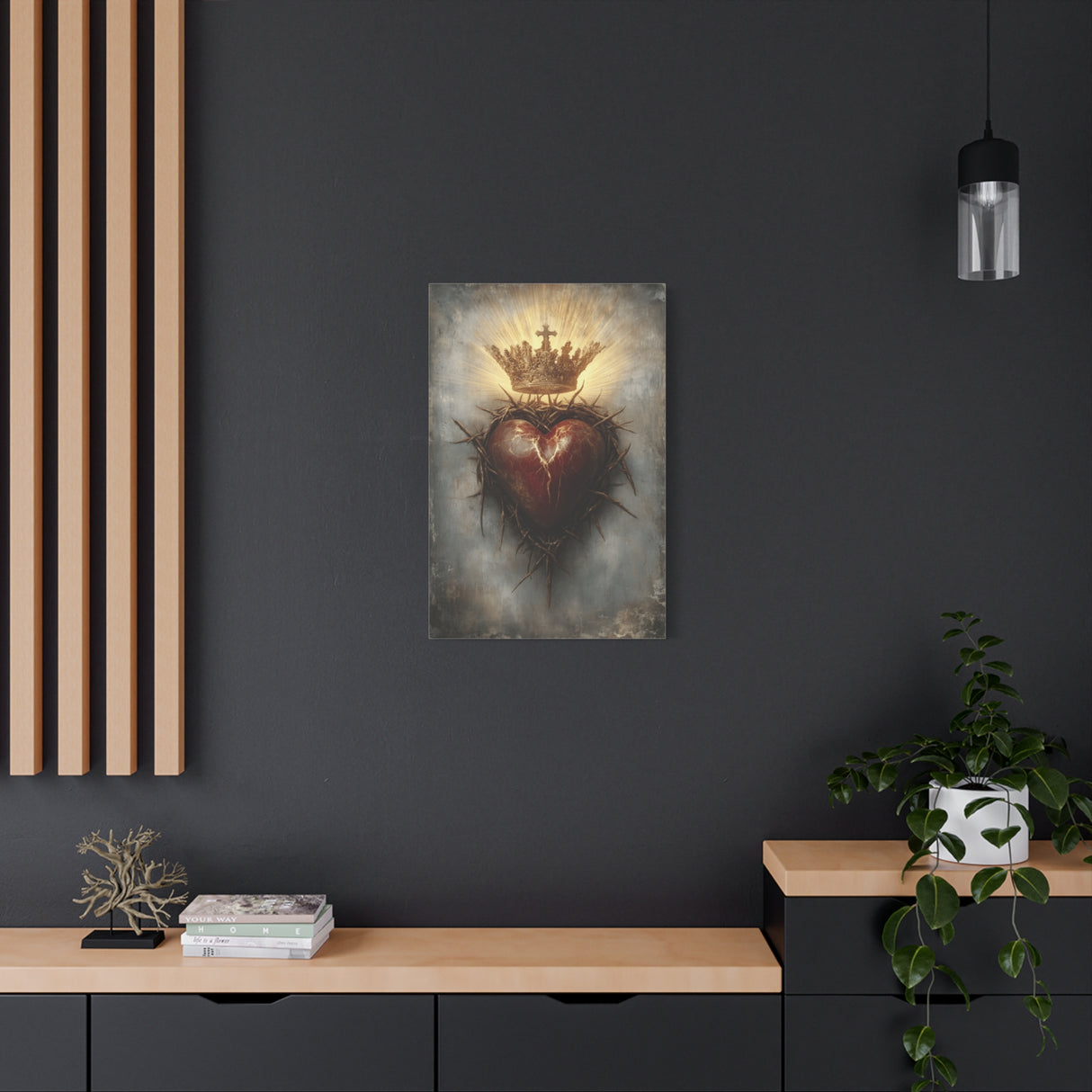 Sacred Heart of Jesus Canvas - A Symbol of Love and Redemption