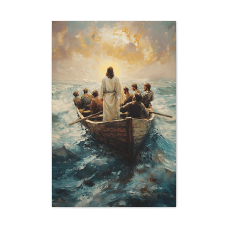 Guided by Faith Canvas - Jesus Calms the Storm