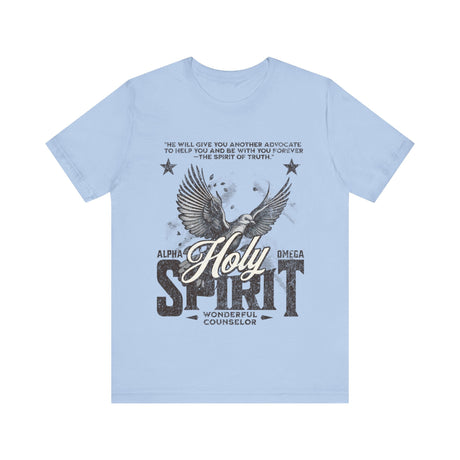 Holy Spirit Dove and Stars Graphic T-Shirt