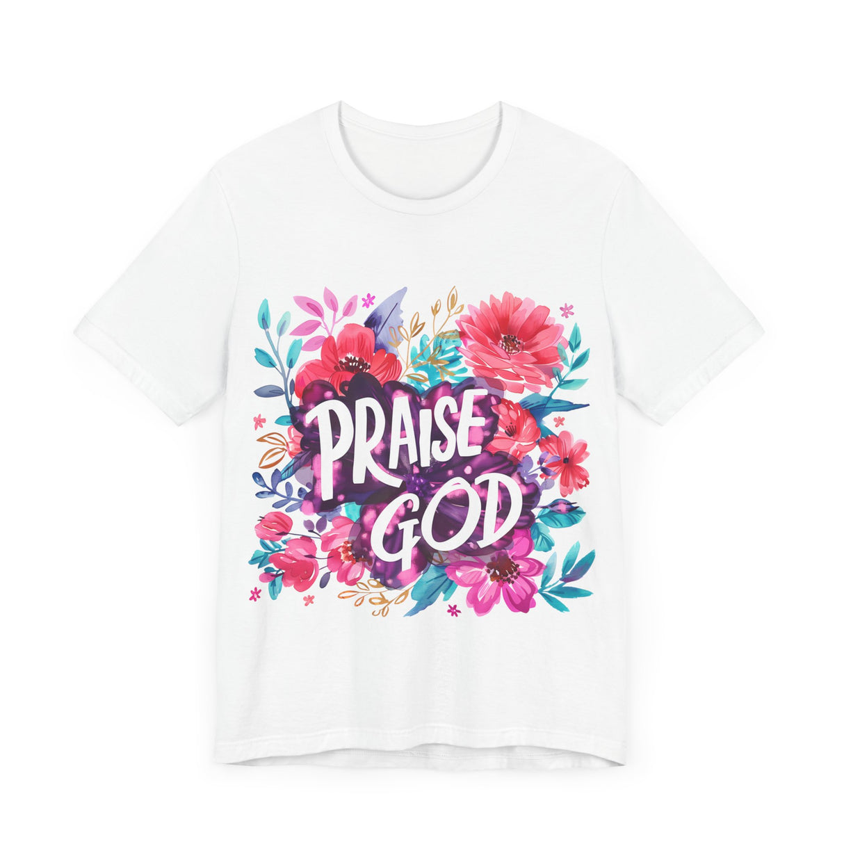 Floral Praise God Graphic T-Shirt