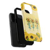 Faith, Hope, Love Sunflower Phone Case