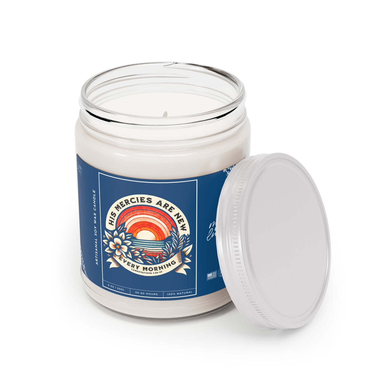 His Mercies Are New Every Morning Artisanal Candle