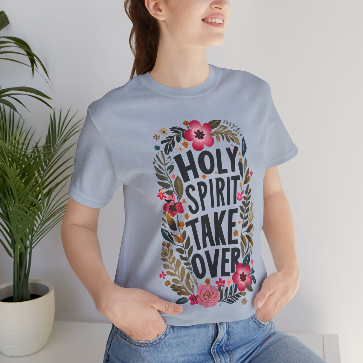 Floral Holy Spirit Take Over T-Shirt