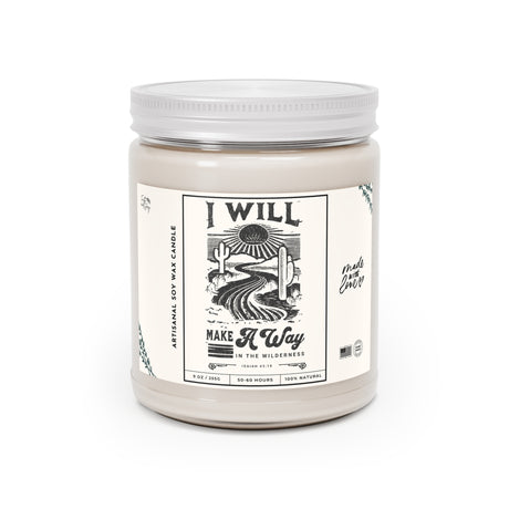 I Will Make A Way in the Wilderness Artisanal Candle