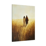 Walking in Faith Canvas - Jesus in the Fields of Grace