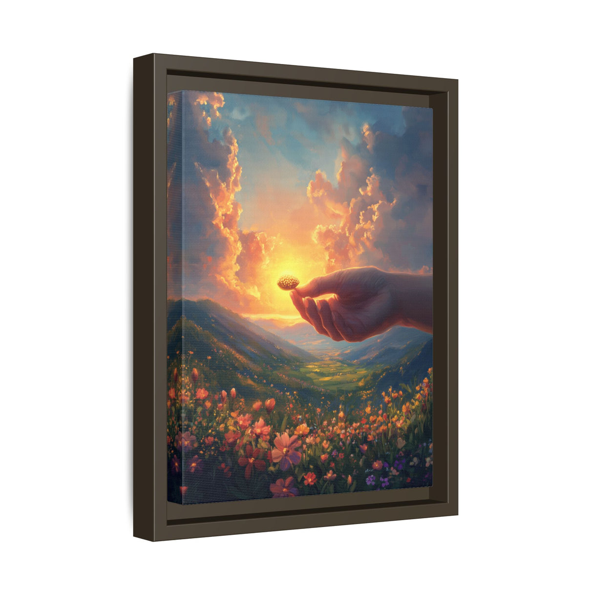 Faith as a Mustard Seed Framed Canvas - The Power of Belief