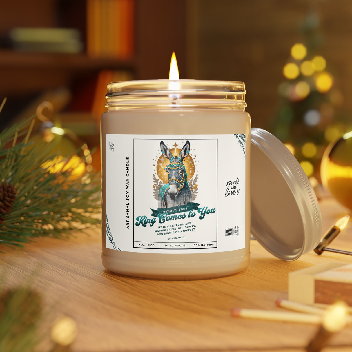 Donkey and Crown Artisanal Candle